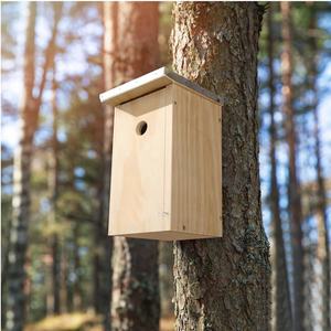 Seins nichoir lot de 2 avec toit métallique pour mésanges et autres oiseaux - Product Image 3