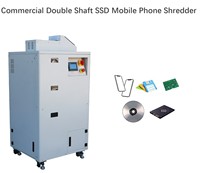 Alat Penghancur Ponsel Model American Gator SSD dengan Standar Keamanan Tinggi DIN 66399 E5 untuk Penghapusan Data yang Aman