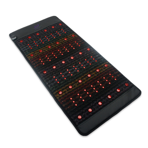 Luxuryade B148 améthyste tapis de <span class=keywords><strong>Massage</strong></span> chauffant Photon thérapie par la lumière rouge infrarouge PEMF matelas de soins de santé du corps chauffant - Product Image 5