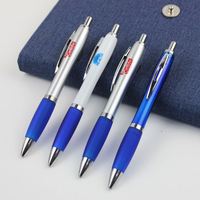 Stylo à bille rétractable en caoutchouc souple, plusieurs couleurs, pour cadeau d'entreprise, stylo à bille muji, stylet android, stylo à bille 2 en 1 lama