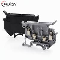 PUJION 6.3A Gris, Bloc de bornes fusible DIN C45 à vis, pour rail, connecteur de câblage plastique pour éclairage LED, outils