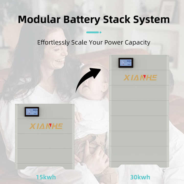 Home Energy Storage System with Split Solar Power Lithium-Ion Battery ...