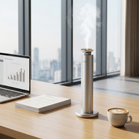 Diffuseur d'aromathérapie intelligent en métal de luxe alimenté par USB, diffuseur d'huiles essentielles électrique avec parfum longue durée pour les hôtels