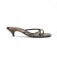 Sandales d'été 2026 NOUVEAU modèle violet Niche French à talons hauts et bride fine en cuir véritable, tendance mode extérieure pour femme