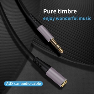 WITNUT auricolare <span class=keywords><strong>Jack</strong></span> <span class=keywords><strong>Stereo</strong></span> maschio a femmina cavo di prolunga <span class=keywords><strong>Audio</strong></span> cavo Aux placcato in oro 3.5mm 6 mesi scatola di colore Ce,ce ROHS 3m OD3 - Product Image 2