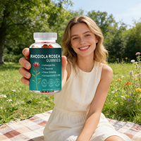 VitaHall OEM Complément Gommeux Sans Sucre à la Rhodiola Rosea en Vrac – Améliore l'Humeur et Réduit le Stress, Restaure l'Énergie pour Adultes – Produit de Beauté Efficace