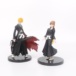 5 pièces/ensemble 10 ~ 13cm eau de javel Anime figurine ensemble Kurosaki Ichigo <span class=keywords><strong>Kuchiki</strong></span> Rukia modèle jouet cadeau - Product Image 6
