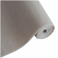 Tapis côtelé en polyester pour l'extérieur/l'intérieur, pour bureau, chambre d'enfant, chambre à coucher, tapis antidérapant de haute qualité