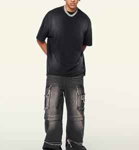 Casual Asequible Moda Toda la venta Llanura Venta caliente Bajo Moq 100% Camiseta de algodón Hecho en China - Product Image 5