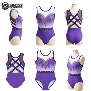 Vente directe d'usine - <span class=keywords><strong>Justaucorps</strong></span> de gymnastique rythmique sans manches pour filles et adultes - <span class=keywords><strong>Justaucorps</strong></span> d'entraînement de gymnastique - Product Image 2