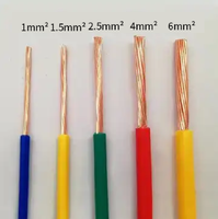 Cable de Cobre Trenzado Estañado BV PVC 450/750V IP20 para Conexión de Bobinas de Motor Subterráneo y Cableado de Máquinas Eléctricas