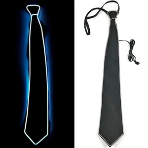 Corbatas con Luces LED Luminosas y Coloridas, Corbata Ajustable con Luces LED Intermitentes para Bar, Fiesta, Espectáculo, Festival, Regalo Divertido - Product Image 5