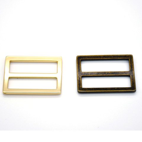 Recycle Zinc Alloy Belt Handbag, Backpack, Metal Adjustable Buckle, Tri Glide Slide