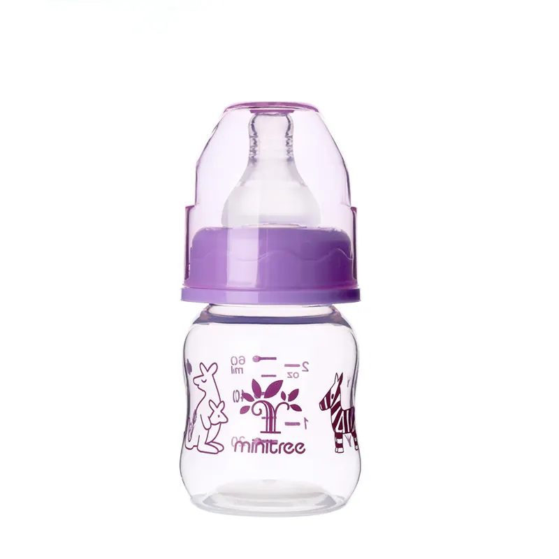 Minitree Factory Direct Factory Direct Sales BPA Free PP Plastic 2 oz Baby Bottle For Newborns