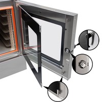Équipement de boulangerie commerciale 10 plateaux four à gaz four à convection avec vapeur