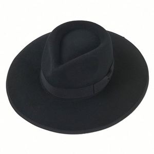 Sombrero Fedora de Lana 100% para Hombre y Mujer, Ala Ancha, Venta al Por Mayor - Product Image 4