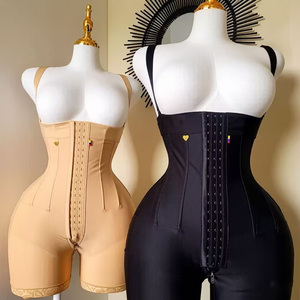 <span class=keywords><strong>Fajas</strong></span> colombiennes pour femme, haute compression, rehausseur de fesses, avec armatures en acier, contrôle du ventre, post-chirurgie BBL, Stage 2 - Product Image 4
