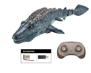 LONGXI - Juguetes de Dinosaurio Mosasaurio con Control Remoto para Niños 2023, Juguetes de Simulación de Dinosaurios con Control Remoto de 2.4G y 4 Canales, Robot - Product Image 4