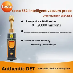 Medidor Digital de Fluoreto Testo550S/549/552I para Ar Condicionado de Carros e Refrigerantes, Garantia de 1 Ano - para Uso em Equipamentos - Product Image 2