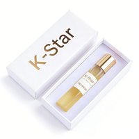 Boîte d'emballage cylindrique vide personnalisée avec logo pour échantillons de parfum, huile parfumée, roll-on 10 ml