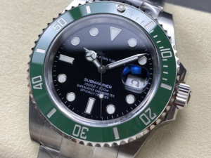 Reloj Mecánico Impermeable de Súper Calidad, 41 mm, Fábrica THB, Acero 904L, Movimiento ETA 3235, 126610, Cerámica Verde, Reloj de Buceo Hulk - Product Image 2