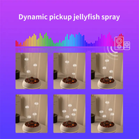 Humidificateur de pulvérisation de méduses de chambre à coucher Smart Home avec volcan de feu 3D et diffuseur de flamme Lumière chaude Garantie 1 an