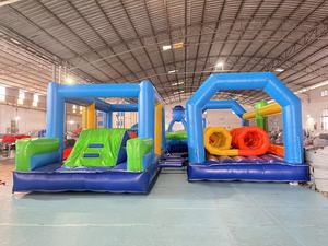 Parcours d'obstacles gonflable géant amusant et excitant pour enfants et adultes, avec bâche en PVC, qualité supérieure, bon <span class=keywords><strong>prix</strong></span> - Product Image 3