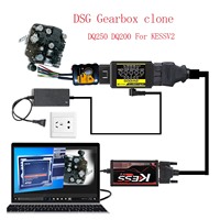 Adaptador de Lectura/Escritura de Datos de Caja de Cambios DSG GODIAG GT105 + GT107 + Programador IMMO AD para DQ250, DQ200, VL381, VL300, DQ500, DL501