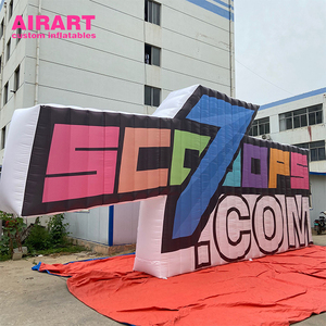 Logotipo Inflable Decorativo Publicitario, Logotipo Inflable de Figura <span class=keywords><strong>Famosa</strong></span>, Tablero Publicitario de Pared - Product Image 6