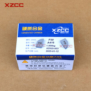 Puntas soldadas cementadas YG8 A420, Herramientas de corte para torneado externo YG6 A416, Insertos P30 K20 A412 Zhuzhou, A412 A416 A420 A425 A430 A430 - Product Image 1