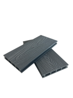 Plancher de terrasse en WPC imperméable, gaufré 3D, carré, composite, longue durée de vie (15 ans), pour parcs et cours