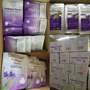 Nail Supply Collagen Foot <strong>Sock</strong> Custom Logo Foot Mask <strong>Moisturizing</strong> Collagen <strong>Socks</strong> for Pedicure Treatment - Product Image 5