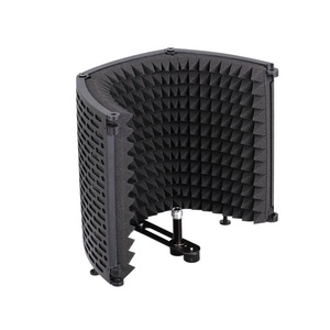 Interfaz de Audio USB portátil de alta calidad, nuevo diseño, P-opFilter, Escudo de aislamiento de estudio alto, micrófono, Escudo de micrófono, <span class=keywords><strong>filtro</strong></span> <span class=keywords><strong>Pop</strong></span> - Product Image 4