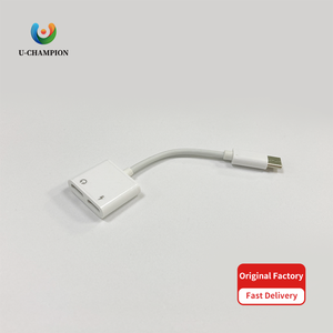 Répartiteurs d'adaptateur 2 en 1 de type C vers double de type C pas cher en gros pour ports de charge USB-C et adaptateurs audio pour casque USB-C - Product Image 1