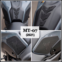 Autocollants latéraux antidérapants pour réservoir de carburant, accessoires de moto, autocollant en caoutchouc imperméable, pour MT07 MT-07 MT 07 2018 – 2023