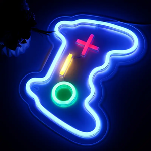 Letrero Luminoso LED de Neón con Diseño de Mando de Videojuegos Weicao, Letreros de Neón para Sala de Juegos, Dormitorio de Niños y Adolescentes, Regalo de Cumpleaños, Decoración de Sala de Estar - Product Image 2