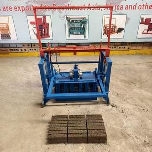 Kleine CR3-45 2-Loch Beton-Zement-Ziegelherstellungsmaschine Ziegelfabrik Blockherstellungsmaschine Halbautomatische Ziegelherstellungsmaschine - Product Image 5