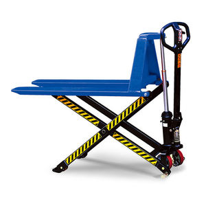 Factory Price <strong>Portable</strong> Scissor Lift <strong>Pallet</strong> Truck 1.5T <strong>Manual</strong> Hydraulic Hand <strong>Jack</strong> Forklift Transportation Trolley for Workshop - Product Image 1