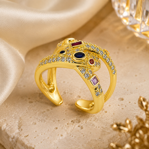 Geometric Cross Design <b>Adjustable</b> <b>Ring</b> Creative Open Band Finger <b>Ring</b> for Women - Product Image 1