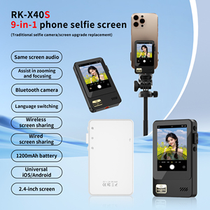 Monitor Selfie Mini Aquina RK-X40S con Pantalla de 2.4 Pulgadas, Batería Recargable Integrada de 1200 mAh, Pantalla Inalámbrica para Vlog con Función Magnética - Product Image 2