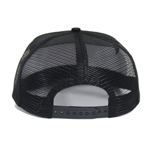 Tùy chỉnh chất lượng cao phẳng Vành lưới trở lại cổ điển trường học cũ người đàn ông thoáng khí man rợ chiến thuật <span class=keywords><strong>5</strong></span> tấm với dây săn bắn trucker cap - Product Image 4