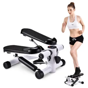 Wholesale Home Use Exercise Fitness Stair Step Aerobic Walking Machine Mini Stepper With Resistance Bands