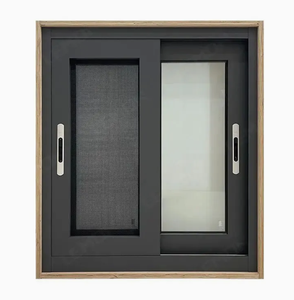 Hoge Kwaliteit Dubbele Beglazing Waterdicht Aluminium Glas Schuiframen Met Klamboe Voor Residentiële - Product Image 1