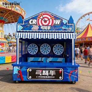 Tolefun CE, kiosque de jeux de compétences de luxe moderne en métal pour l'extérieur, jeux de tir à l'arbalète, jeux de carnaval, kiosque d'aventure, machine de parc d'attractions - Product Image 1