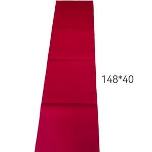 Stock negro franela tela adhesiva Pelo Largo rojo autoadhesivo flocado PU joyero tejido liso para textiles para el hogar - Product Image 6