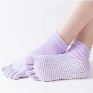 Wholesale Women <strong>Men</strong> Cotton Non Slip Toe Grip Sport Yoga <strong>Socks</strong> <strong>Pink</strong> - Product Image 1