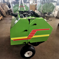 Mini tracteur agricole pour balles de foin, prix bas, haute qualité, mini presse à foin, machine à balles rondes de foin pour l'agriculture