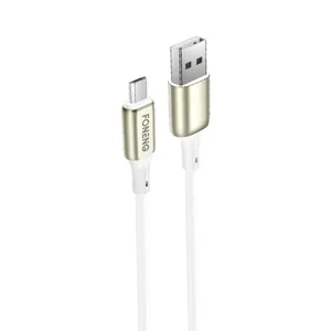 FONENG锌金属USB电缆数据高品质充电器快速充电微型USB C型iPhone电缆