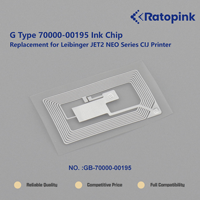 Puce d'encre Ratopink GB-70000-00195 Type G 70000-00195, Remplacement pour imprimante CIJ Leibinger JET2 NEO Series