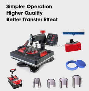 9-in-1 Combo Heat <b>Press</b> Machine Includes Pump Heater Essential for Heat Transfer on <b>Clothes</b> T-Shirts Puzzle Components - Product Image 3